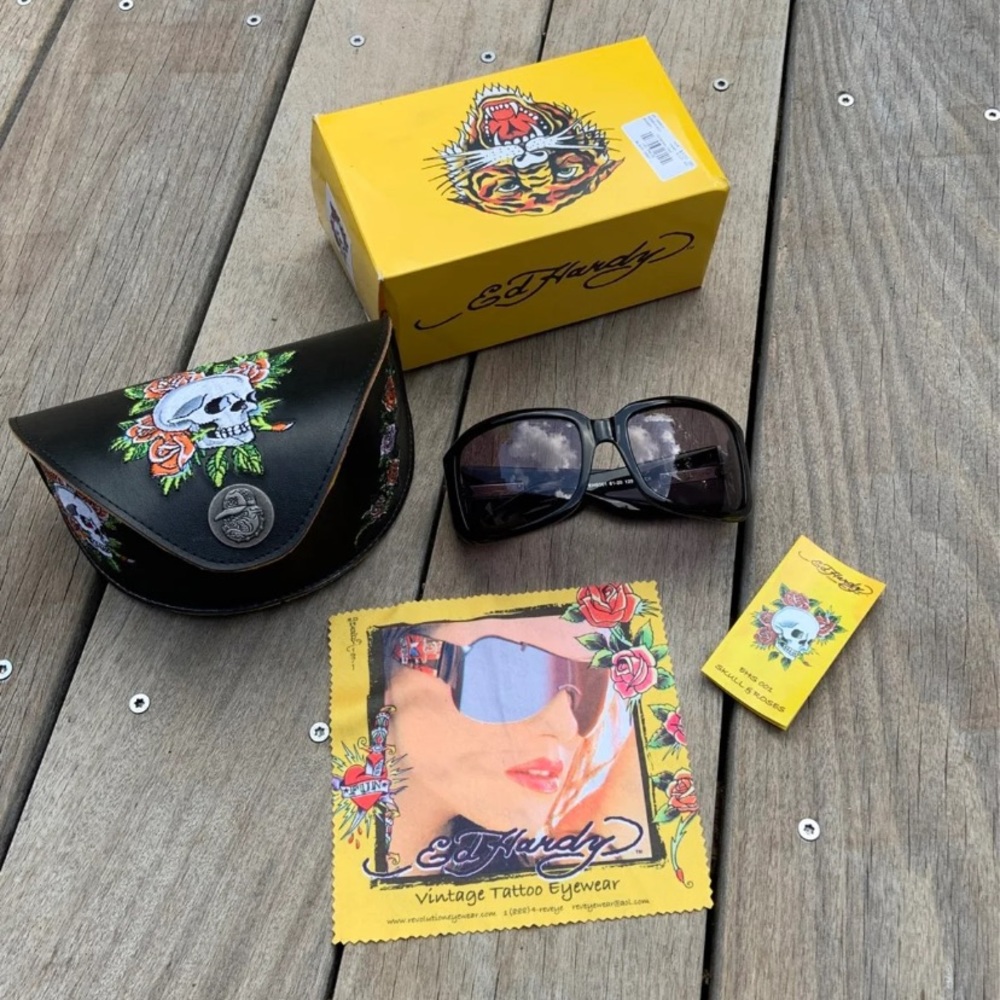NWT - Ed Hardy Sunglasses